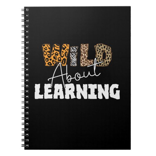 Teacher Gift Wild über Lernen Notizblock (Vorderseite)