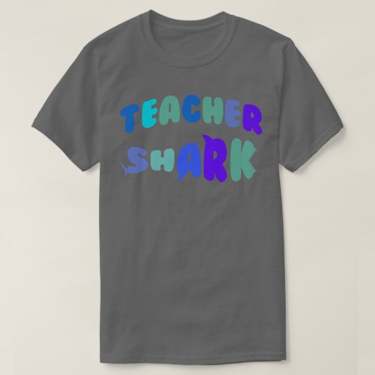 Teacher Hai Geschenk an den Lehrer Premium T-Shirt (Design vorne)