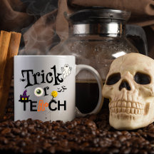 Teacher Halloween-Kaffeepuppe | Trick oder Teach