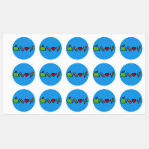 Teacher Heartbeat-Prämienaufkleber - Klassenzimmer