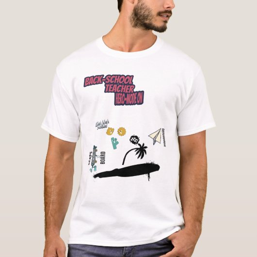 Teacher hero mofe on T-Shirt (Vorderseite)
