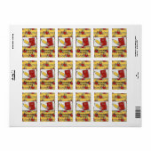 Teacher Hershey Miniature Candy Wrapper Labels Adressaufkleber (Vorne)