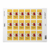 Teacher Hershey Nuggets Candy Wrapper Labels Adressaufkleber (Vorne)