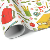 Teacher Holiday Geschenk Geschenkpapier (Rolleneckpunkt)