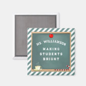 Teacher Holiday Geschenkmagnet Magnet (Vorderseite/Rückseite)