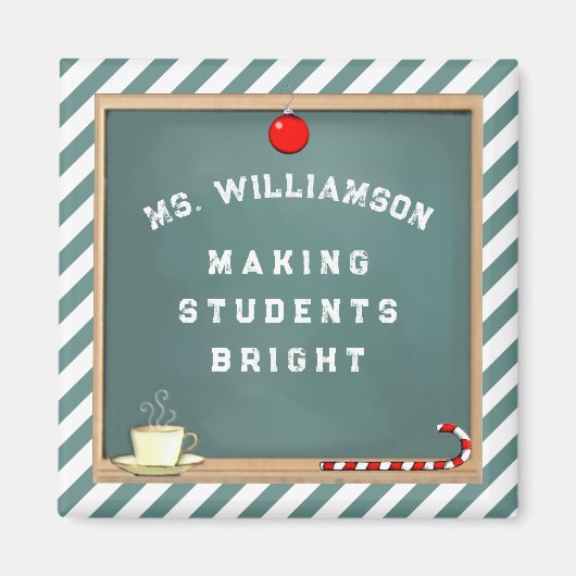 Teacher Holiday Geschenkmagnet Magnet (Vorne)