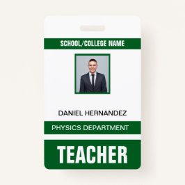 Teacher ID Card  Ausweis