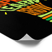 Teacher Insrational Definition Colorful Lightbulb  Poster (Ecke)