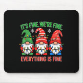 Teacher It's Fine We're Fine Everything Is Fine Gn Mousepad (Vorne)