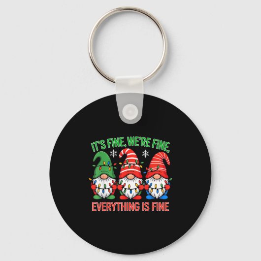 Teacher It's Fine We're Fine Everything Is Fine Gn Schlüsselanhänger (Vorderseite)