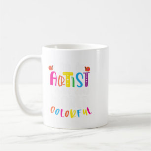 Teacher Job Künstler Malerei Maler Art Malerei Kun Kaffeetasse