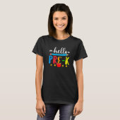 Teacher Kids Hello Pre K Back To School T-Shirt (Vorne ganz)
