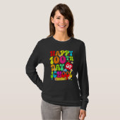Teacher Kids Retro 100 Days Happy 100th Day Of Sch T-Shirt (Vorne ganz)
