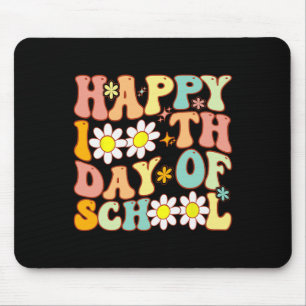 Teacher Kids Retro Groovy 100 Tage Glücklicher 100 Mousepad