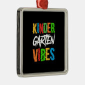 Teacher Kinder Garten Vibes Ornament Aus Metall (Rechts)