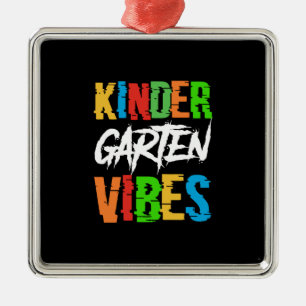 Teacher Kinder Garten Vibes Ornament Aus Metall