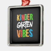 Teacher Kinder Garten Vibes Ornament Aus Metall (Links)