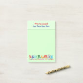 Teacher Kindergarten Schreibtischname Bleistift gr Post-it Klebezettel (Auf Schreibtisch)