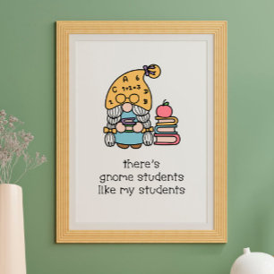 Teacher-Klasse Dekoration Gnome Puns