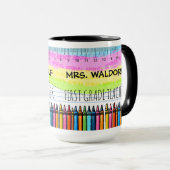 Teacher-Klasse Fakultät Kaffee-Tasse Tasse (VorderseiteRechts)