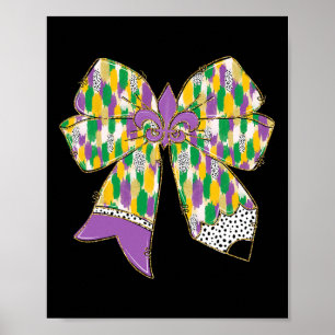 Teacher Krewe Mardi Gras Festival Lilie Coq Poster