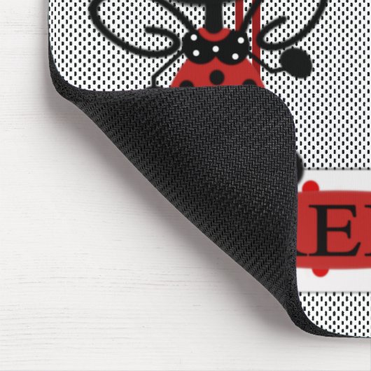 Teacher-Ladybug mit farbiger Maus-Pad Mousepad (Ecke)