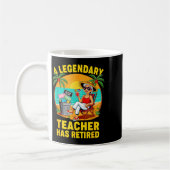 Teacher Legend Has Retired 2025 Happy Retirement P Kaffeetasse (Links)