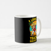 Teacher Legend Has Retired 2025 Happy Retirement P Kaffeetasse (VorderseiteRechts)