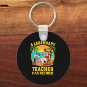 Teacher Legend Has Retired 2025 Happy Retirement P Schlüsselanhänger (Vorderseite)