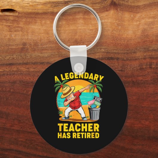 Teacher Legend Has Retired 2025 Happy Retirement P Schlüsselanhänger (Vorderseite)