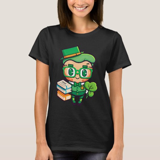 Teacher Leprechaun St Patricks Day Teacher T-Shirt (Vorderseite)