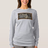 Teacher Life Chalkboard Coffee T-Shirt (Vorderseite)