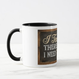 Teacher Life Chalkboard Coffee Tasse
