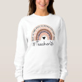 Teacher Life Cute Teacher Sweatshirt (Vorderseite)