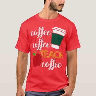 Teacher-Lover-Kaffee für Männer und Frauen 3 T-Shirt