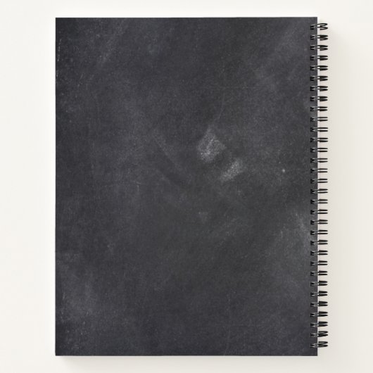 Teacher Miracle Worker Chalkboard Design Geschenk Notizblock (Rückseite)