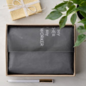 Teacher Miracle Worker Chalkboard Design Geschenk Seidenpapier (Geschenk)