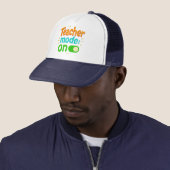 "Teacher Mode On" Embroidered Cap – Funny Teacher  Truckerkappe (Beispiel)