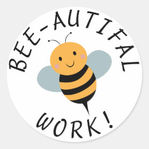 Teacher Motivierend Stickers - Funny Bee Sticker
