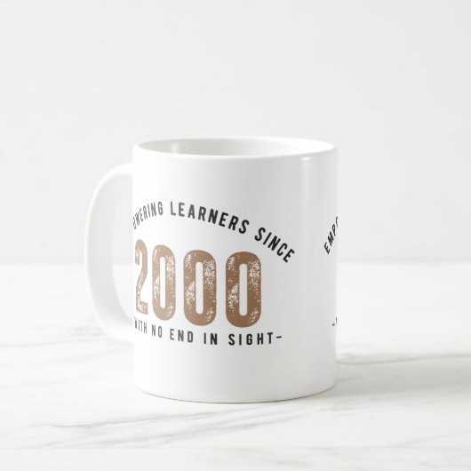 Teacher Mug - Empowering Learners since 2000 Kaffeetasse (Vorderseite Links)