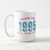 Teacher Mug – Teaching Since 1995 Kaffeetasse (Links)