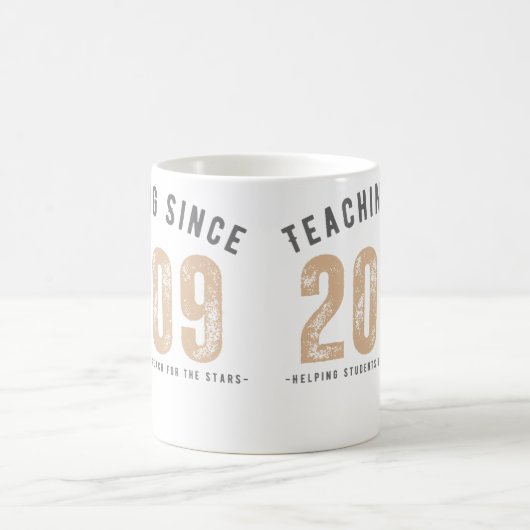 Teacher Mug | Teaching Since 2009 Kaffeetasse (Mittel)
