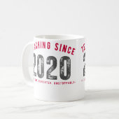 Teacher Mug | Teaching Since 2020 Kaffeetasse (Vorderseite Links)