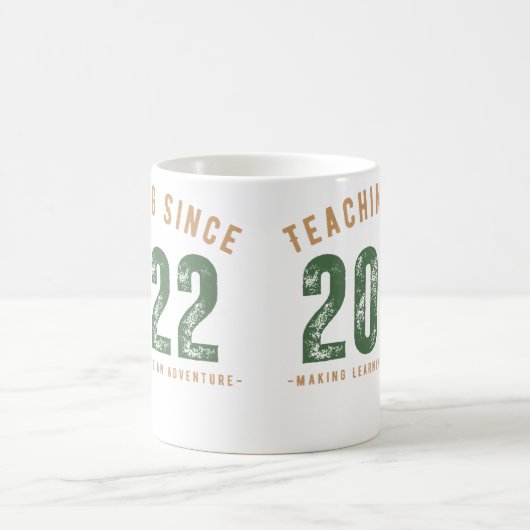 Teacher Mug | Teaching Since 2022 Kaffeetasse (Mittel)