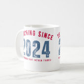 Teacher Mug | Teaching Since 2024 Kaffeetasse (Vorderseite Links)