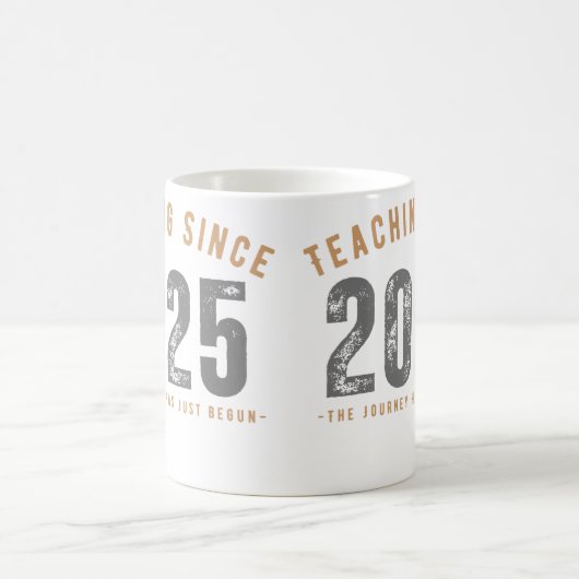 Teacher Mug | Teaching Since 2025 Kaffeetasse (Mittel)