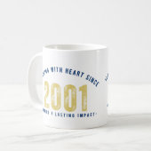 Teacher Mug - Teaching with Heart Since 2001 Kaffeetasse (Vorderseite Links)