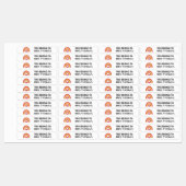 Teacher Name Labels – Personalized Rainbow Design Etiketten (Blatt)