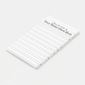 Teacher nennen Penmanship auf Schreibtisch Post-it Klebezettel (angewinkelt)