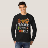Teacher Of Smart Cookies Cute Gingerbread Christma T-Shirt (Vorne ganz)